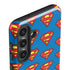 DC Comics Superman Logo Pattern Galaxy S25 Impact Case